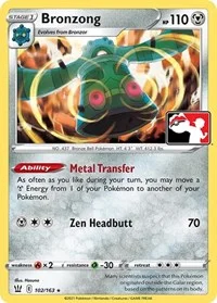 Bronzong | 102/163 | Normal | Prize Pack Series Cards