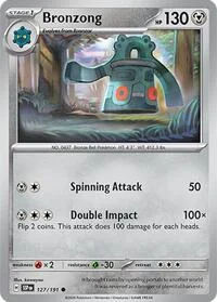 Bronzong | 127/191 | Reverse Holofoil | SV08: Surging Sparks