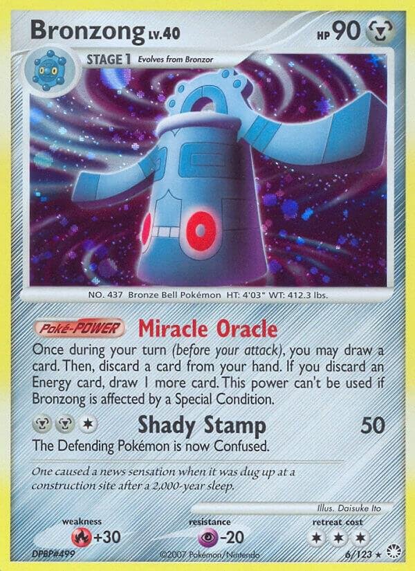 Bronzong 6/123 Reverse Holofoil Mysterious Treasures Bronzong 6/123 Reverse Holofoil Mysterious Treasures