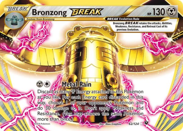 Bronzong BREAK 62/124 Holofoil XY – Fates Collide Bronzong BREAK 62/124 Holofoil XY – Fates Collide