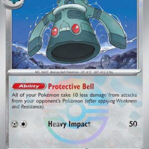 Bronzong (Poke Ball Pattern) 067/131 Holofoil SV: Prismatic Evolutions Bronzong (Poke Ball Pattern) 067/131 Holofoil SV: Prismatic Evolutions