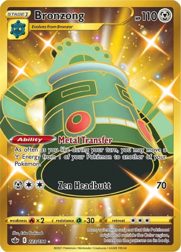 Bronzong (Secret) 223/198 Holofoil SWSH06: Chilling Reign