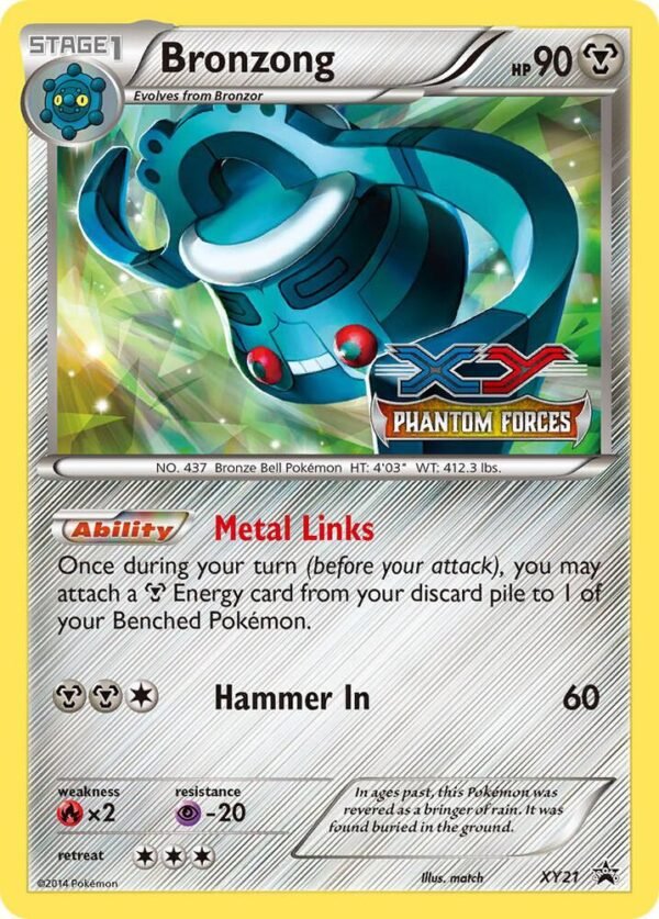 Bronzong XY21 (Prerelease) Holofoil XY Promos Bronzong XY21 (Prerelease) Holofoil XY Promos
