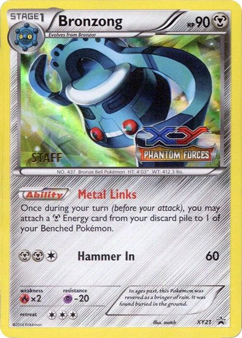 Bronzong XY21 (Prerelease) [Staff] Holofoil XY Promos