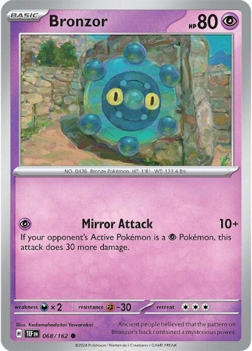 Bronzor 068/162 Reverse Holofoil SV05: Temporal Forces
