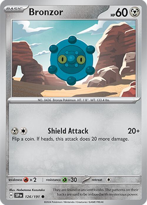 Bronzor 126/191 Normal SV08: Surging Sparks Bronzor 126/191 Normal SV08: Surging Sparks