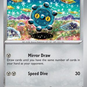 Bronzor 144/197 Reverse Holofoil SV03: Obsidian Flames Bronzor 144/197 Reverse Holofoil SV03: Obsidian Flames