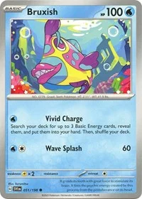 Bruxish | 051/198 | Normal | SV01: Scarlet & Violet Base Set