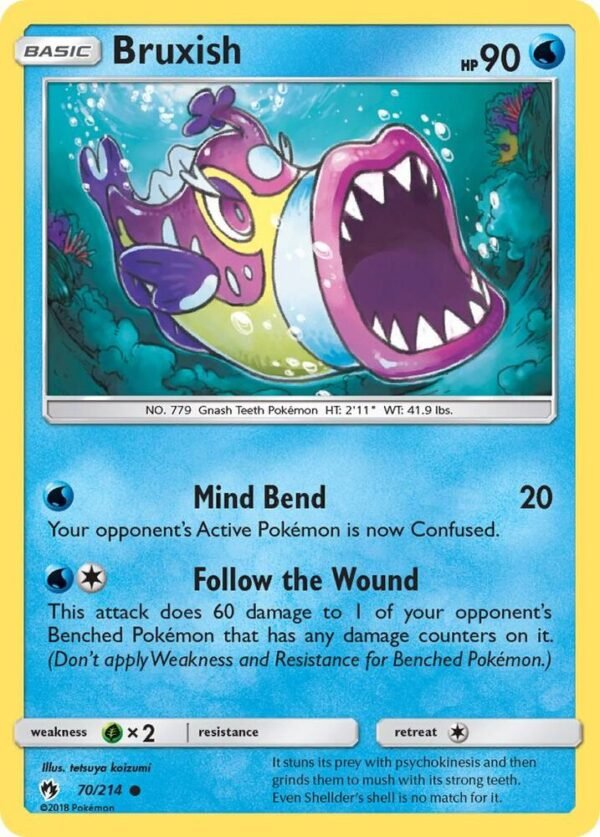 Bruxish 70/214 Normal SM – Lost Thunder