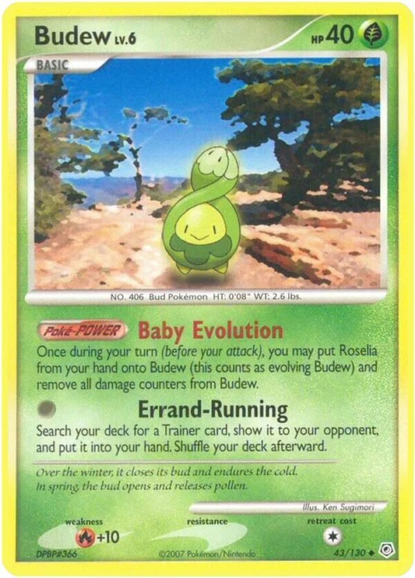 Budew 43/130 Normal Diamond and Pearl Budew 43/130 Normal Diamond and Pearl