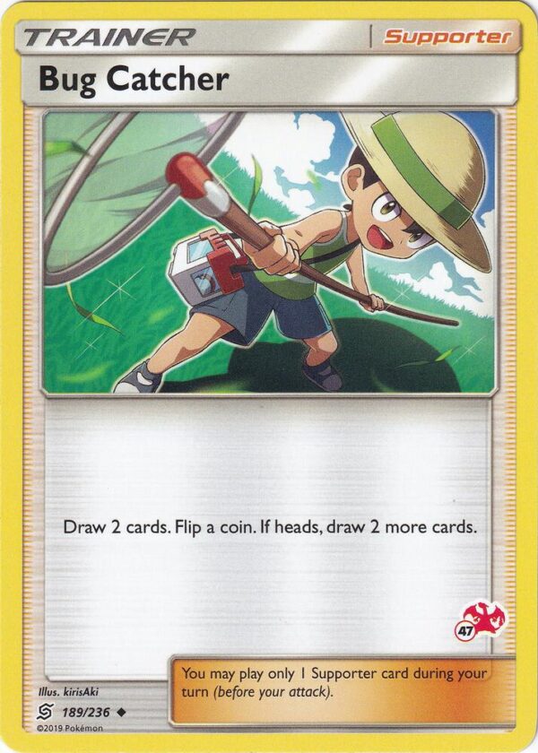 Bug Catcher 189/236 (#47 Charizard Stamped) Normal Battle Academy Bug Catcher 189/236 (#47 Charizard Stamped) Normal Battle Academy