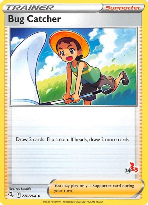 Bug Catcher 226/264 (#34 Cinderace Stamped) 226/164 Normal Battle Academy 2022