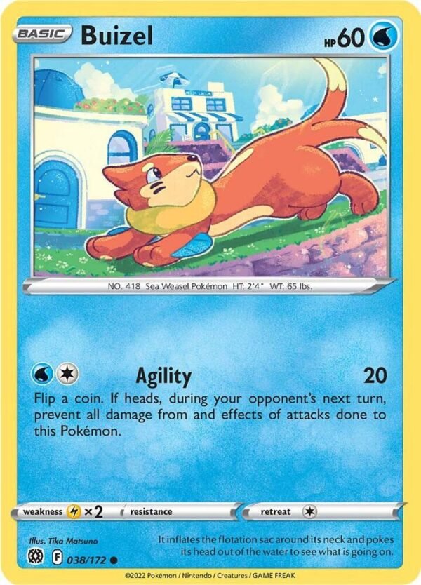 Buizel 038/172 Normal SWSH09: Brilliant Stars Buizel 038/172 Normal SWSH09: Brilliant Stars