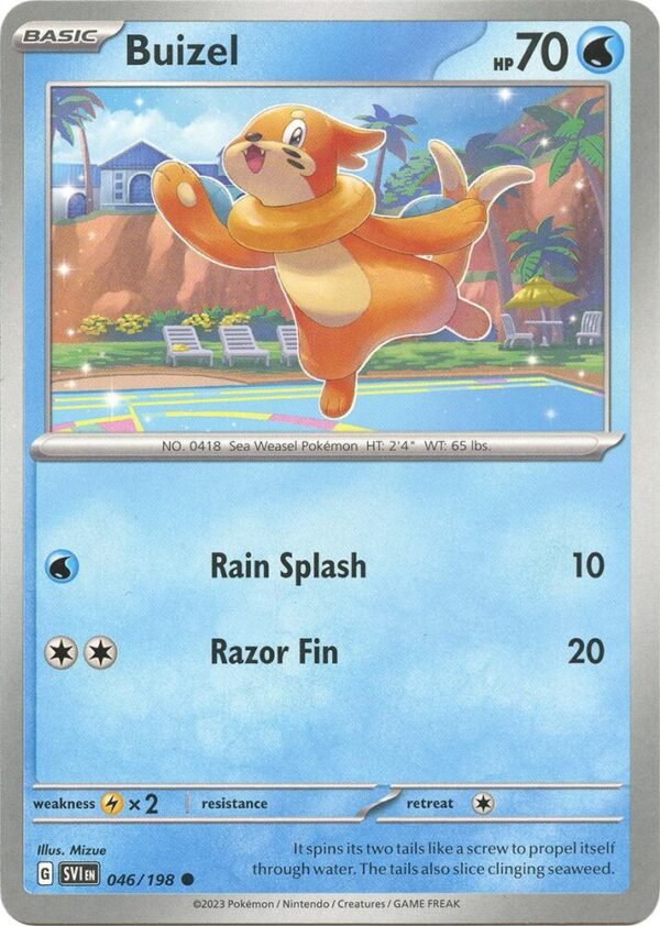 Buizel 046/198 Normal SV01: Scarlet & Violet Base Set Buizel 046/198 Normal SV01: Scarlet & Violet Base Set
