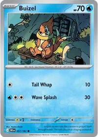 Buizel | 057/182 | Reverse Holofoil | SV10: Destined Rivals Buizel | 057/182 | Reverse Holofoil | SV10: Destined Rivals