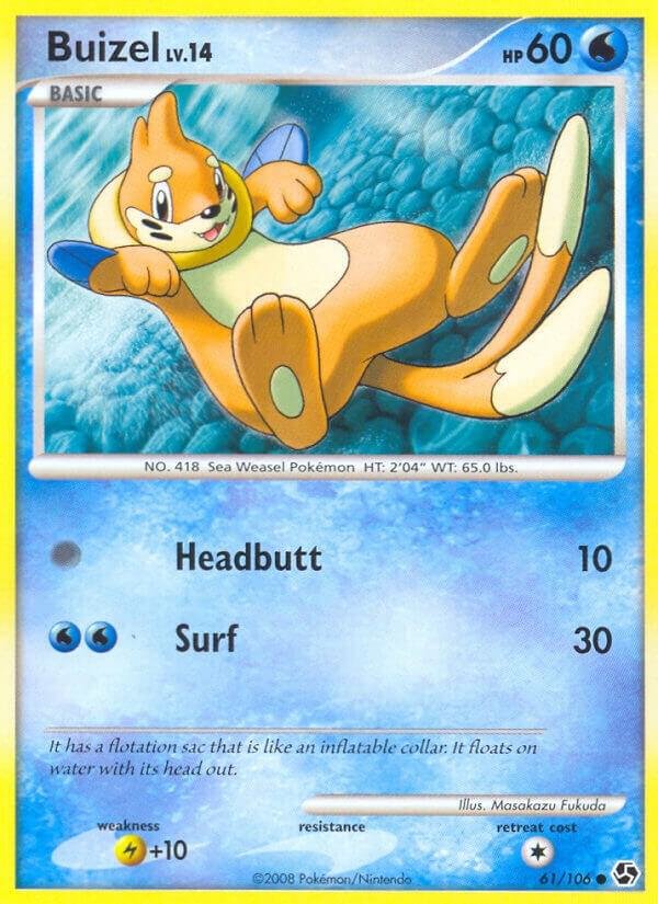Buizel 61/106 Reverse Holofoil Great Encounters