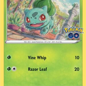 Bulbasaur 001/078 Normal Pokemon GO
