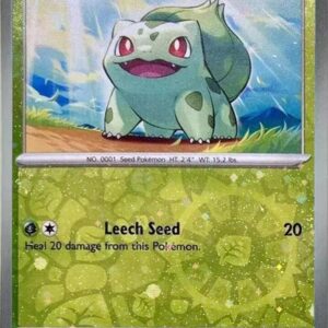 Bulbasaur 001/165 (Reverse Cosmos Holo) (Costco Exclusive) Holofoil Miscellaneous Cards & Products Bulbasaur 001/165 (Reverse Cosmos Holo) (Costco Exclusive) Holofoil Miscellaneous Cards & Products