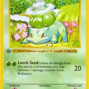 Bulbasaur 044/102 1st Edition Base Set (Shadowless)