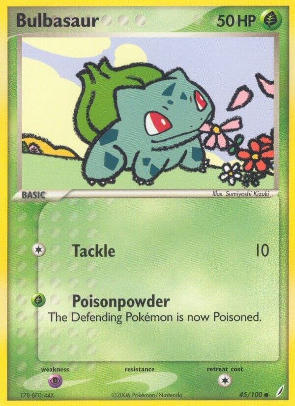 Bulbasaur 045/100 Reverse Holofoil Crystal Guardians Bulbasaur 045/100 Reverse Holofoil Crystal Guardians