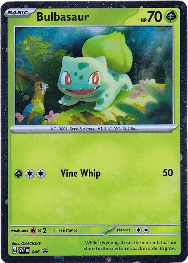 Bulbasaur 046 (Cosmos Holo) Holofoil SV: Scarlet & Violet Promo Cards Bulbasaur 046 (Cosmos Holo) Holofoil SV: Scarlet & Violet Promo Cards