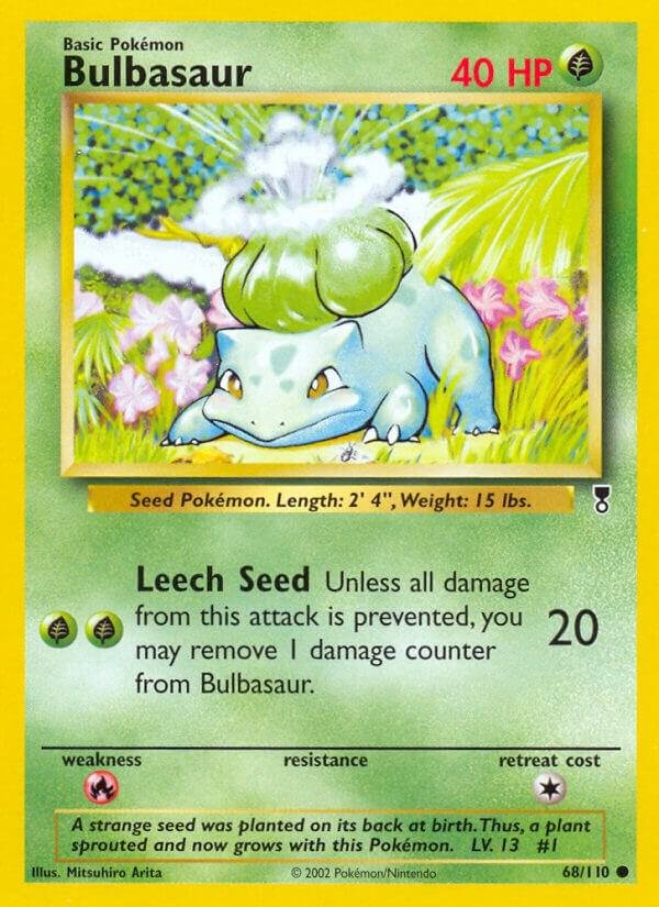 Bulbasaur 068/110 Reverse Holofoil Legendary Collection