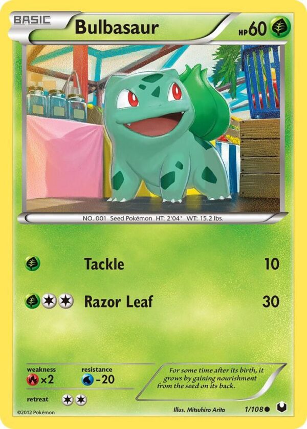 Bulbasaur 1/108 Normal Dark Explorers Bulbasaur 1/108 Normal Dark Explorers