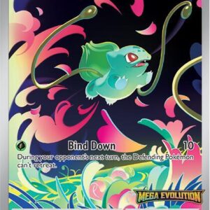 Bulbasaur 133/132 (Mega Evolution Stamped) Holofoil Miscellaneous Cards & Products Bulbasaur 133/132 (Mega Evolution Stamped) Holofoil Miscellaneous Cards & Products