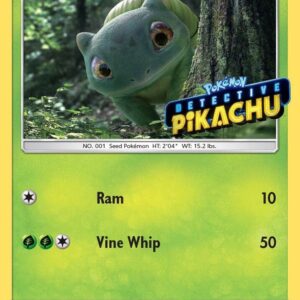 Bulbasaur SM198 (Detective Pikachu Stamped) Holofoil SM Promos Bulbasaur SM198 (Detective Pikachu Stamped) Holofoil SM Promos