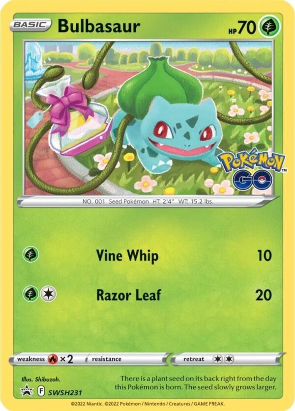 Bulbasaur SWSH231 Holofoil SWSH: Sword & Shield Promo Cards
