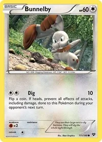 Bunnelby | 111/146 | Reverse Holofoil | XY Base Set