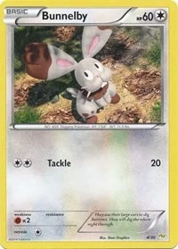 Bunnelby | 4/30 | Normal | XY Trainer Kit: Sylveon & Noivern