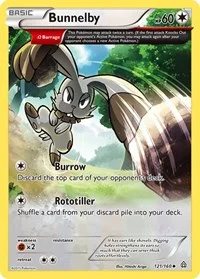 Bunnelby (Omega) | 121/160 | Reverse Holofoil | XY - Primal Clash