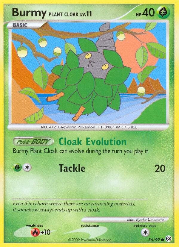 Burmy Plant Cloak 56/99 Reverse Holofoil Arceus Burmy Plant Cloak 56/99 Reverse Holofoil Arceus