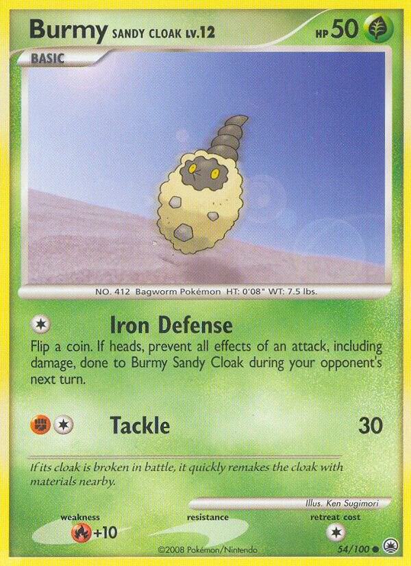 Burmy Sandy Cloak 54/100 Normal Majestic Dawn