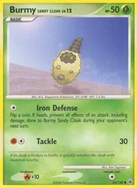 Burmy Sandy Cloak | 54/100 | Reverse Holofoil | Majestic Dawn