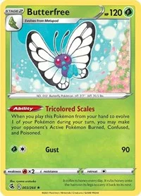 Butterfree | 003/264 | Reverse Holofoil | SWSH08: Fusion Strike