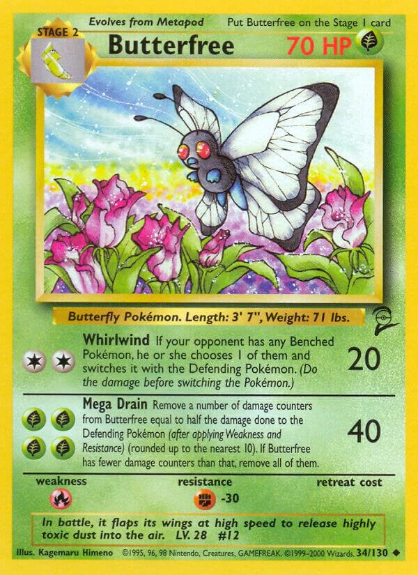 Butterfree 034/130 Normal Base Set 2