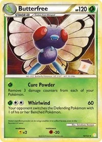 Butterfree | 16/123 | Reverse Holofoil | HeartGold SoulSilver