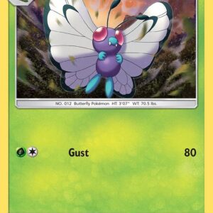 Butterfree 3/68 Reverse Holofoil Hidden Fates