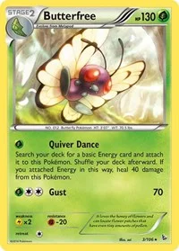 Butterfree | 3/106 | Reverse Holofoil | XY - Flashfire
