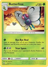Butterfree | 3/147 | Reverse Holofoil | SM - Burning Shadows
