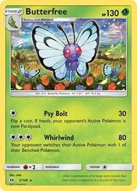 Butterfree | 3/149 | Reverse Holofoil | SM Base Set