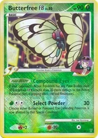 Butterfree FB | 17/147 (League Promo) | 017/147 | Reverse Holofoil | League & Championship Cards