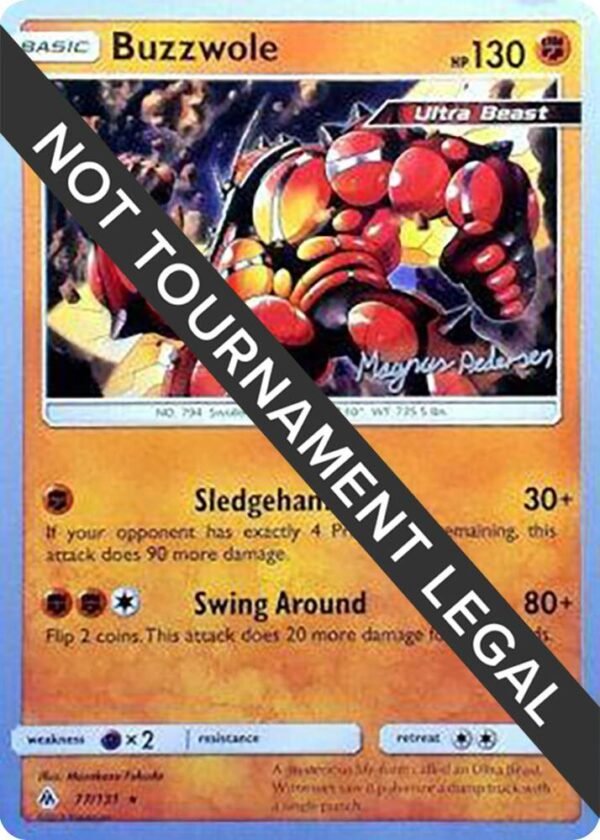 Buzzwole 2018 (Magnus Pedersen) 77/131 Normal World Championship Decks Buzzwole 2018 (Magnus Pedersen) 77/131 Normal World Championship Decks