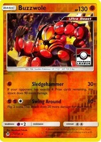 Buzzwole | 77/131 (Pokemon League) | 077/131 | Reverse Holofoil | League & Championship Cards