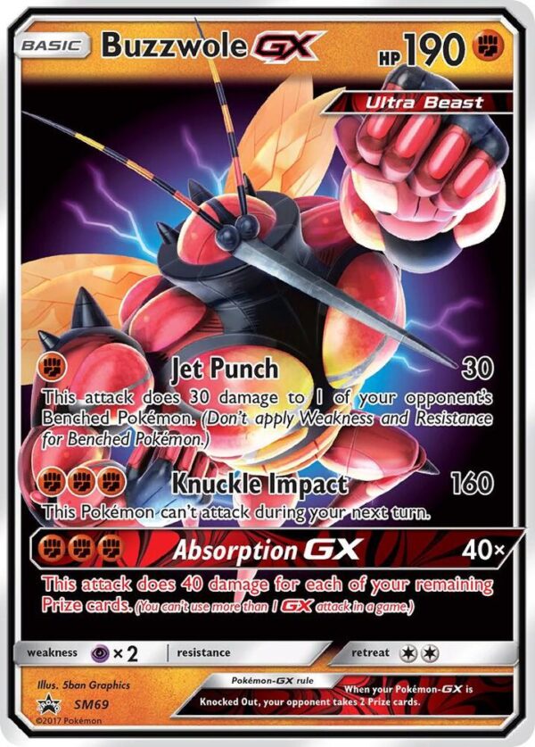 Buzzwole GX SM69 Holofoil SM Promos