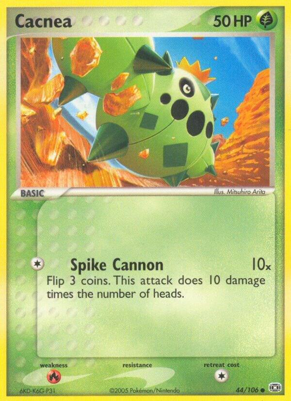 Cacnea 44/106 Reverse Holofoil Emerald Cacnea 44/106 Reverse Holofoil Emerald