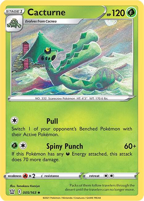 Cacturne 005/163 Normal SWSH05: Battle Styles