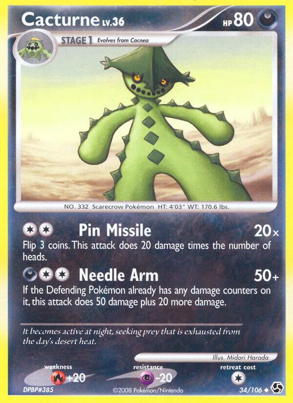 Cacturne 34/106 Normal Great Encounters Cacturne 34/106 Normal Great Encounters